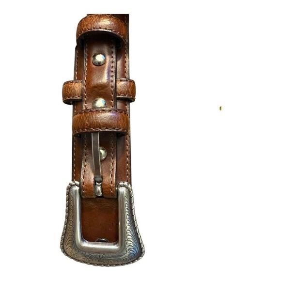 Nocona Top Hand Ranger Leather Belt Men size 42 - Picture 7 of 8